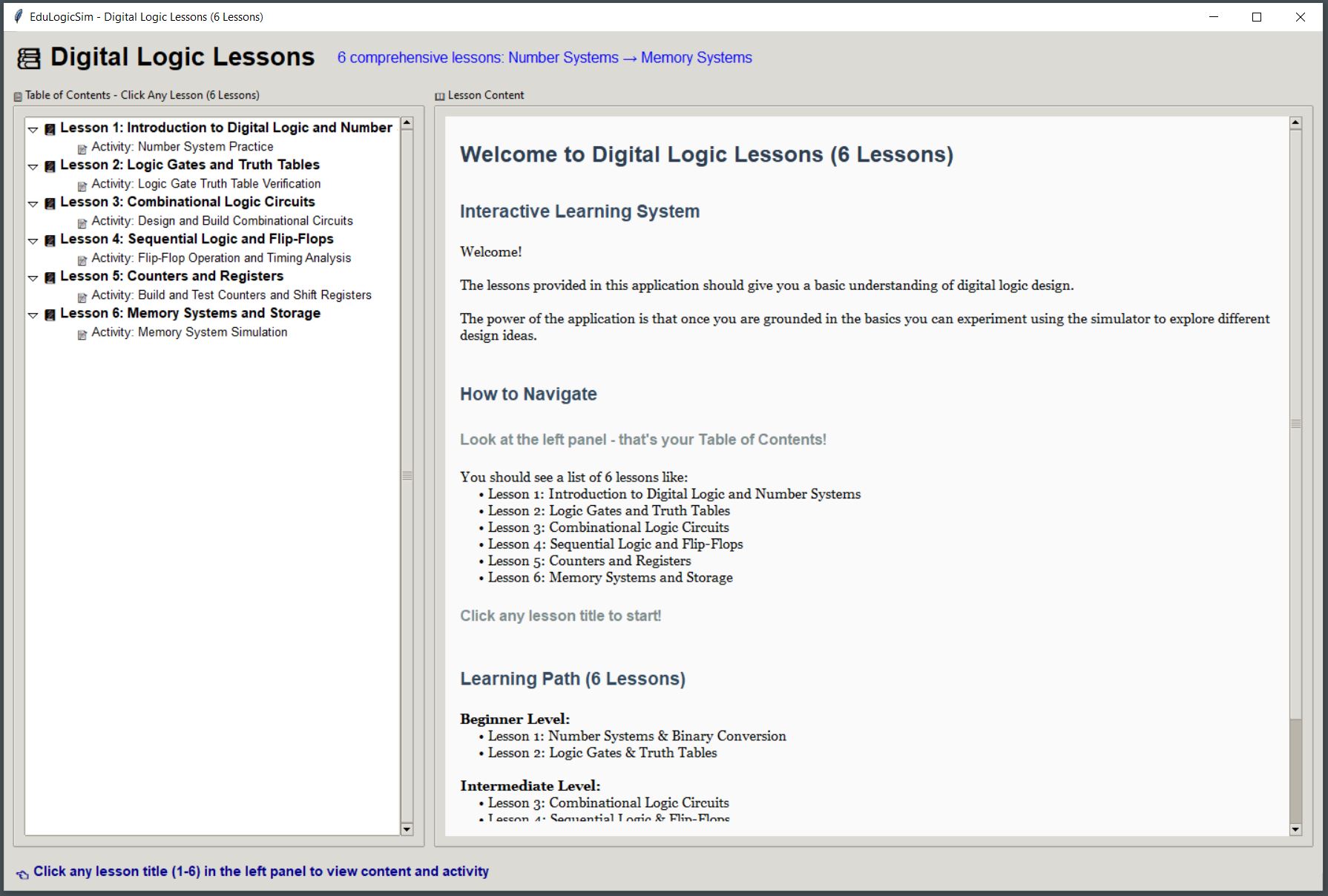 Lessons